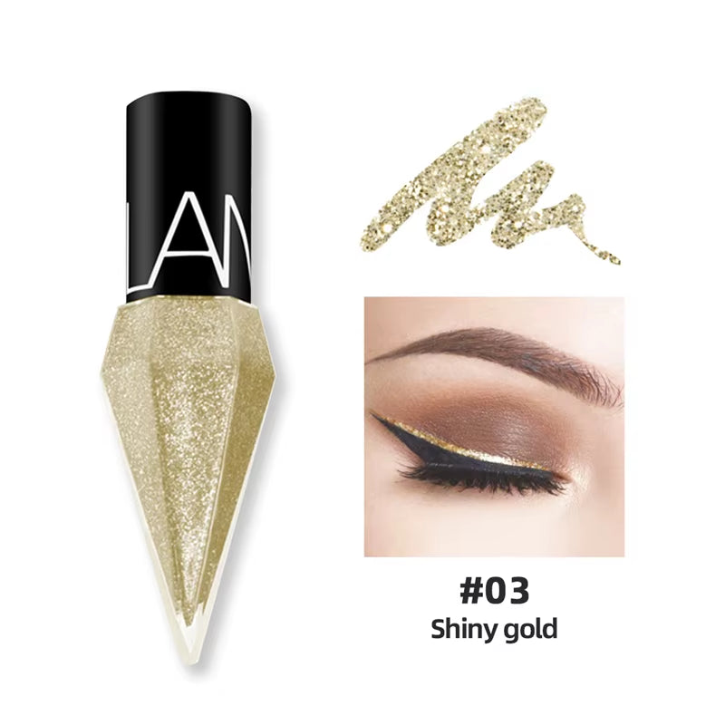 Liquid Glitter Eyeliner for Bold, Shimmering Eyes